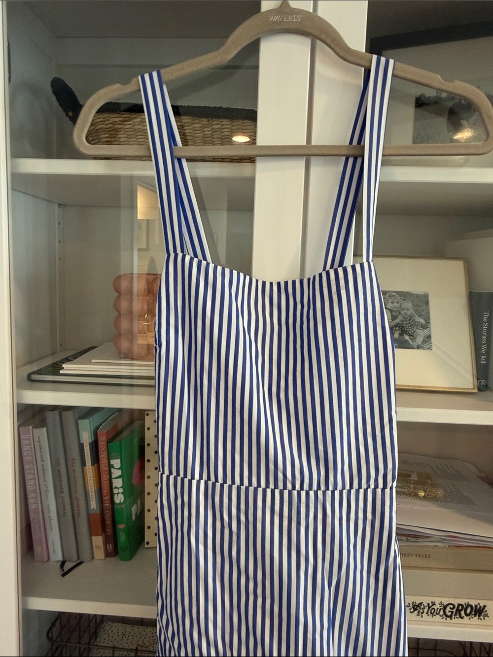 Banana Republic Blue and White Striped Dress NWT Size 4 - Picture 2 of 6